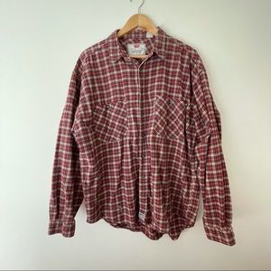 Levi’s Red/Tan Flannel Shirt